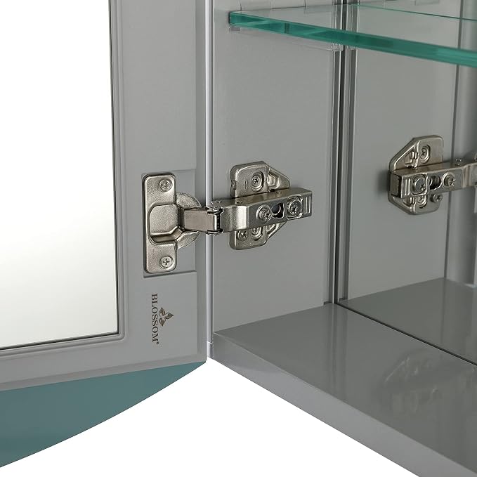 Blossom 20x31 Inch Aluminum Medicine Cabinet - Image 8