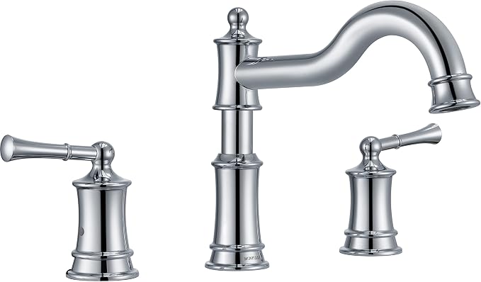 Roman Bathtub Faucet Deck Mount Tub Faucet by WINKEAR