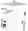 Shower Faucet Set Polished Chrome Shower System, Knob Switch Diverter Shower by YCAIKOI