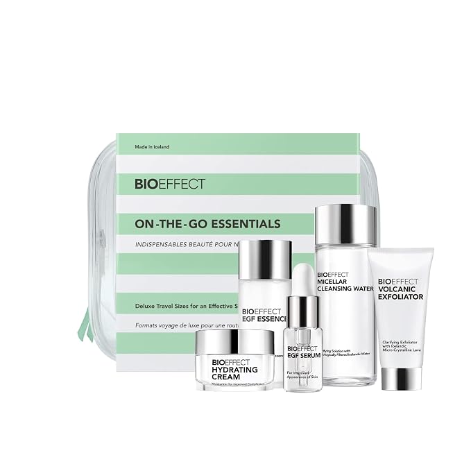 Bioeffect EGF Skincare Set of 5 Deluxe Samples, On the Go Kit to Experience a by BIOEFFECTOfficial