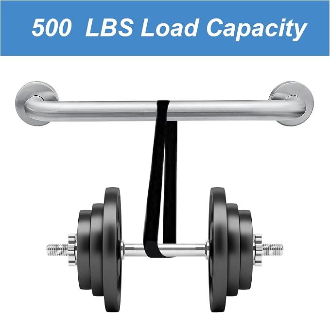 Handicap Grab Bars, 2 Pack 18 Inch Shower Grab Bar - Image 3