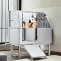 YITAHOME 50in Dog Bathing Station, Professional Stainless Steel 304 Dog Bathtub by YITAHOME