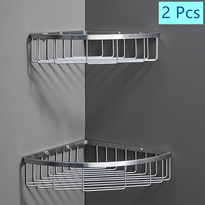 Corner Shower Caddy Organizer, SUS304 Stainless Steel Heavy Duty Rust-Proof - Image 2