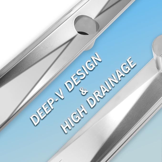 Linear Shower Drain 54", Brushed Floor Drain - Image 7
