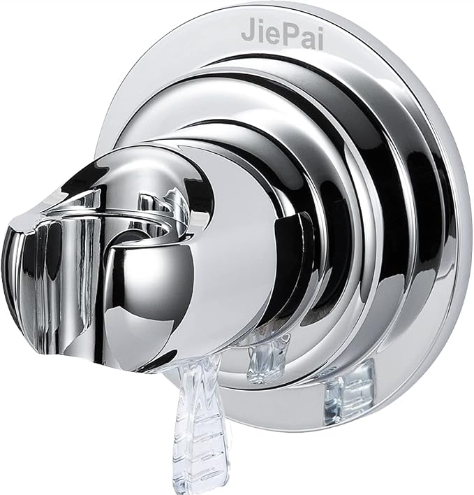 JiePai Vacuum Suction Cup Shower Head Holder, Adhesive Suction Handheld Shower by JiePai