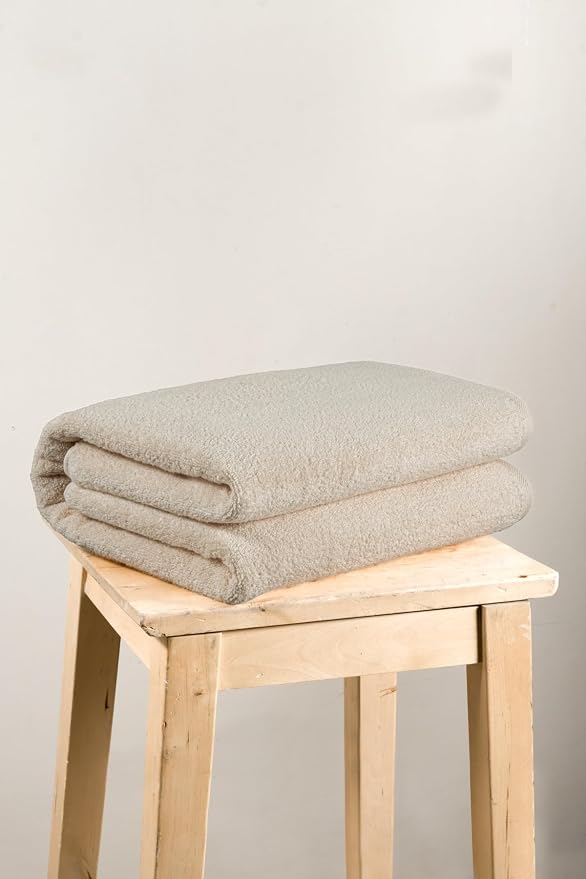 SALBAKOS 100% Turkish Cotton Jumbo Bath Sheet Towel Oversized 40x80 inch | - Image 6