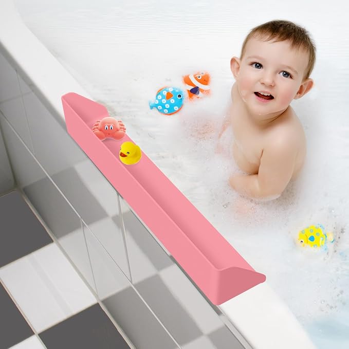 Splash Guard for Bathtub, 3.8" x 3.6" Silicone Bath Tub Splash Guard by Unknown