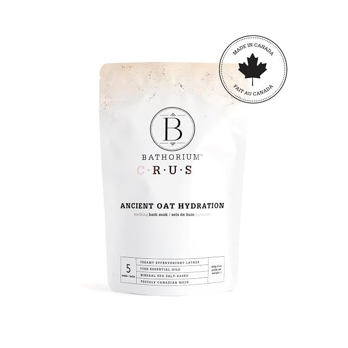 Bathorium Ancient Oat Hydration Crush, Mineral Sea Salt Bath Soak, - Image 2