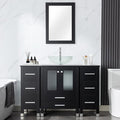 LUCKWIND 48" Bathroom Vanity Sink Combo, 24-inch Main Cabniet by LUCKWIND