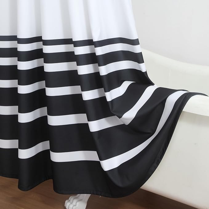 72x90 Inch Extra Long Shower Curtain, Modern Hotel Spa Design - Image 6