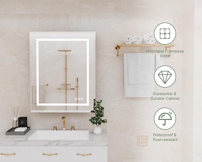 Medicine Cabinet, LED Mirror Cabinet - Image 8