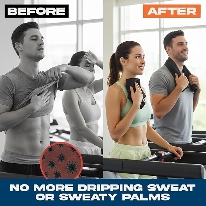 ARMORAY Sweat Absorbing Towel Handkerchief – Quick-Dry Microfiber Gym Towels - Image 3