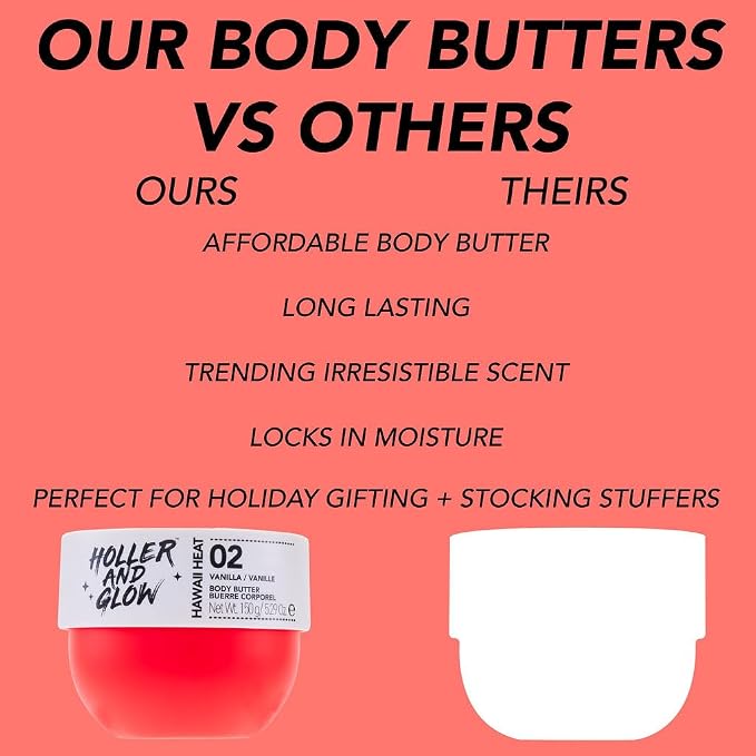 Holler And Glow Hawaii Heat Vanilla Body Butter, Body Butter - Image 7