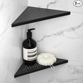 8'' Corner Shower Shelf 2 Pack, 304 Stainless Steel Grout in Bathroom Shelves by Bernkot