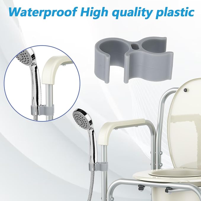 2 PCS Shower Head Holder for Shower Chair, Bath Seat Shower Bracket Attachment - Image 6