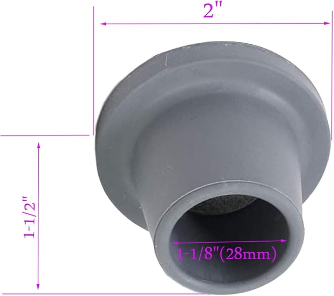 Replacement Feet for Shower Chair Bath Seat, Shower stools and Transfer Bench - Image 2