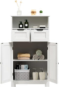 COSTWAY Bathroom Storage Cabinet, Freestanding Storage Organizer by COSTWAY