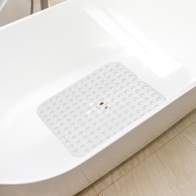 AmazerBath Shower Mat Non Slip 21 x 21 Inches, Square Shower Mat - Image 6