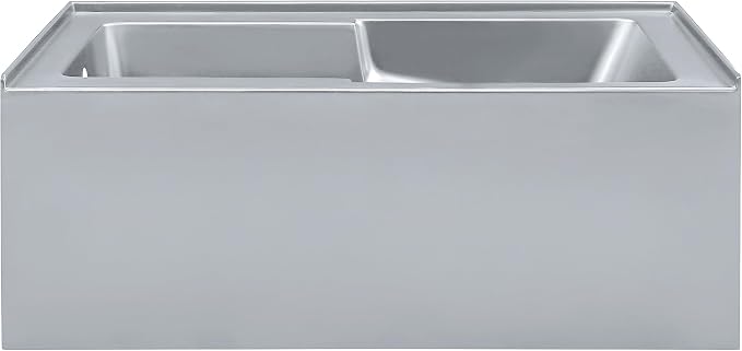 Voltaire 60" x 32" Left-Hand Drain Alcove Bathtub by SwissMadison