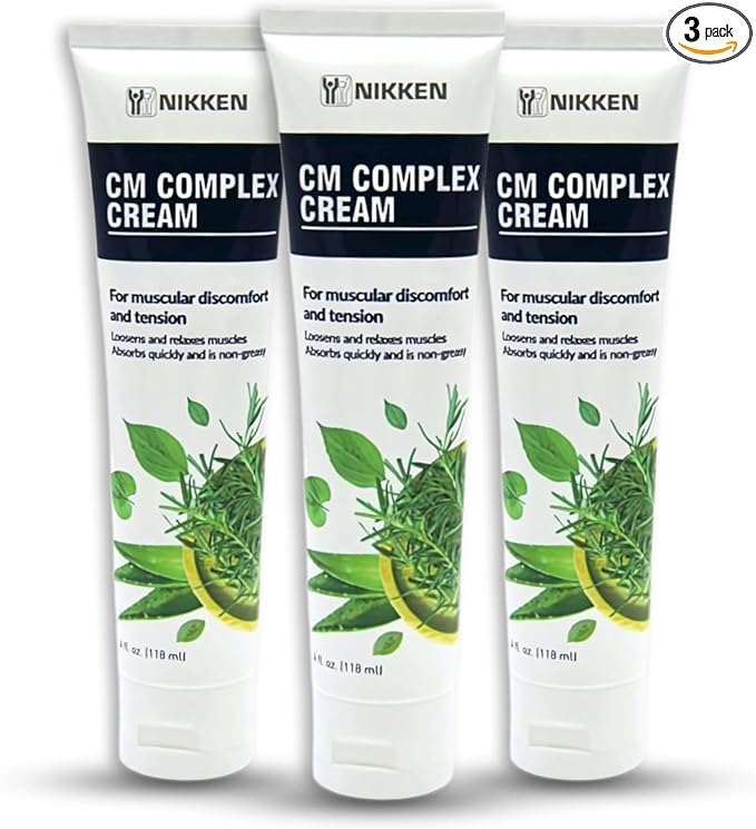 Sports Muscle Rub for Nikken CM Complex Cream 15071, Topical Muscle Relaxer by Goodscious