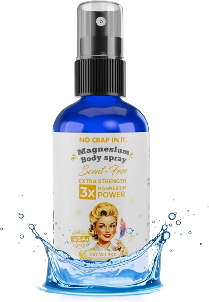 No Crap In It Magnesium Spray, Triple Action!- Your Way to Wellness | Immediate by VisitNoCrapInIt