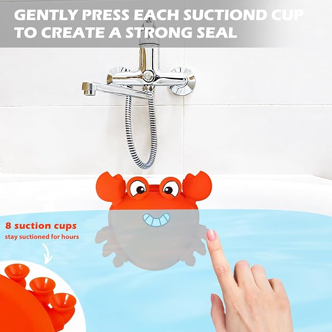 Koluti Bathtub Overflow Drain Cover, Silicone Fun Grab Bath Tub Drain Stopper - Image 4