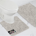 GORILLA GRIP Bathroom Rug Sets, Soft Chenille 2 Piece Area Rugs Set, Toilet by GorillaGrip