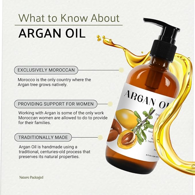 Argan Oil for Hair Growth Oil 16oz - Image 5