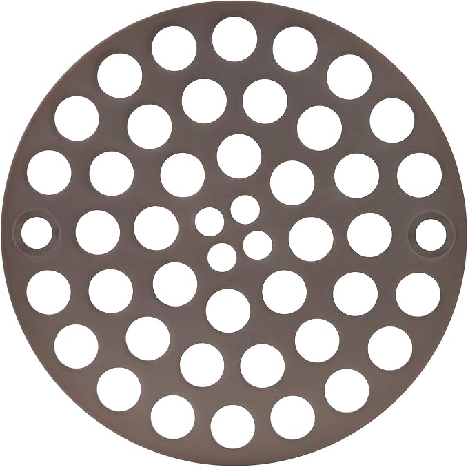 4" Screw-in Shower Drain Cover, Oil Rubbed Bronze by OrangeDesignProductionCo