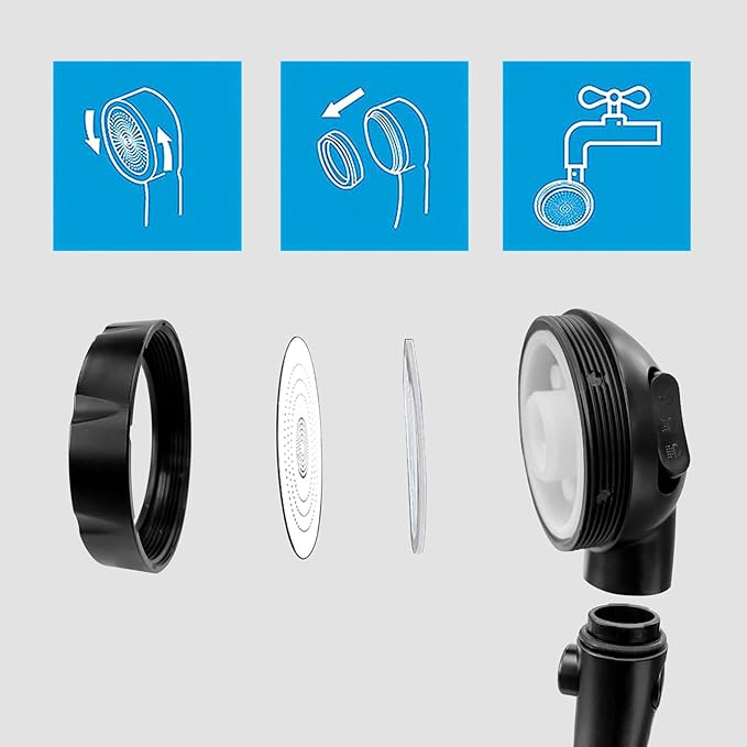 KAIYING Drill-Free High Pressure Handheld Shower Head - Image 6