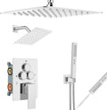 Aolemi Shower Faucet Set Ceiling Mount Shower System Rough-in Valve and Shower by Aolemi