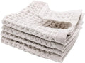 sea me at home Waffle Washcloths Set, 100% Turkish Cotton by seameathome
