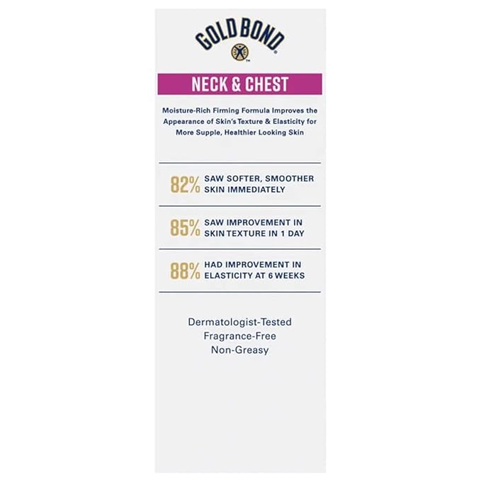 Gold Bond Neck & Chest Firming Cream 2 oz, Clinically Tested Skin Firming Cream - Image 9