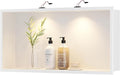 Neodrain Shower Niche with Non-dimmable LED Downlight, 24X12Inch White by Neodrain