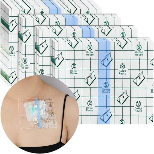 100Pcs Waterproof Shower Protector Bandage 4"x4.7" by Hola+Health
