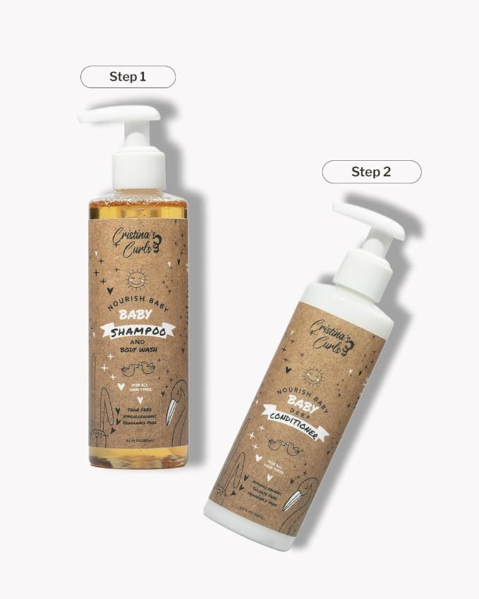 Cristina's Curls Baby Shampoo & Body Wash – Gentle Low-Foam Head-To-Toe Clean - Image 4