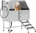 Albott 50-Inch Stainless Steel Pet Washing Station by Albott