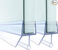 Shower Door Bottom Seal, Frameless Glass Door Seal Strip to Seal 12mm Gap by FCSOTSPS