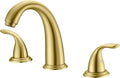 sumerain 3 Hole Roman Tub Faucet Brushed Gold by SUMERAINFAUCETS