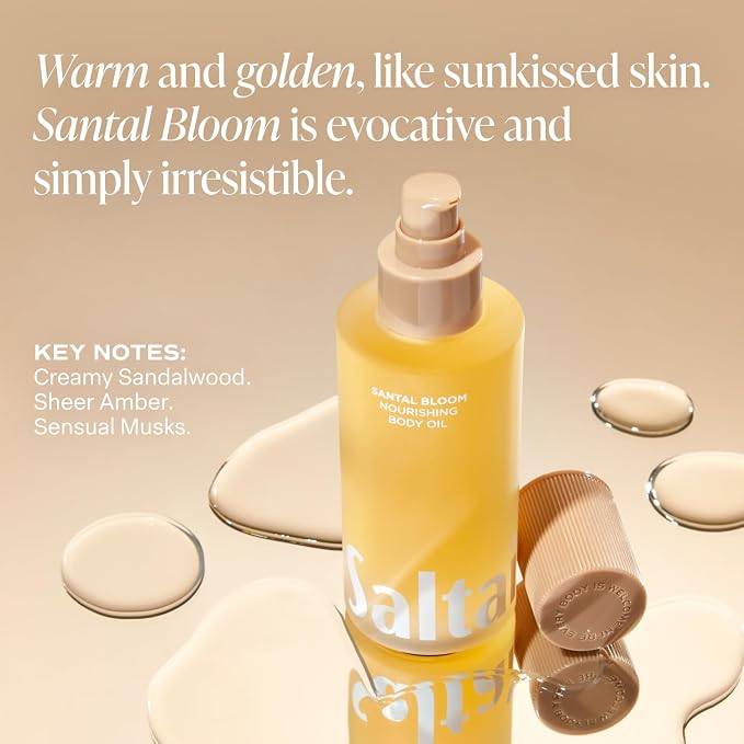 Saltair Body Oil. Luxurious Santal Bloom After Shower and Bath Oil Moisturizer - Image 8