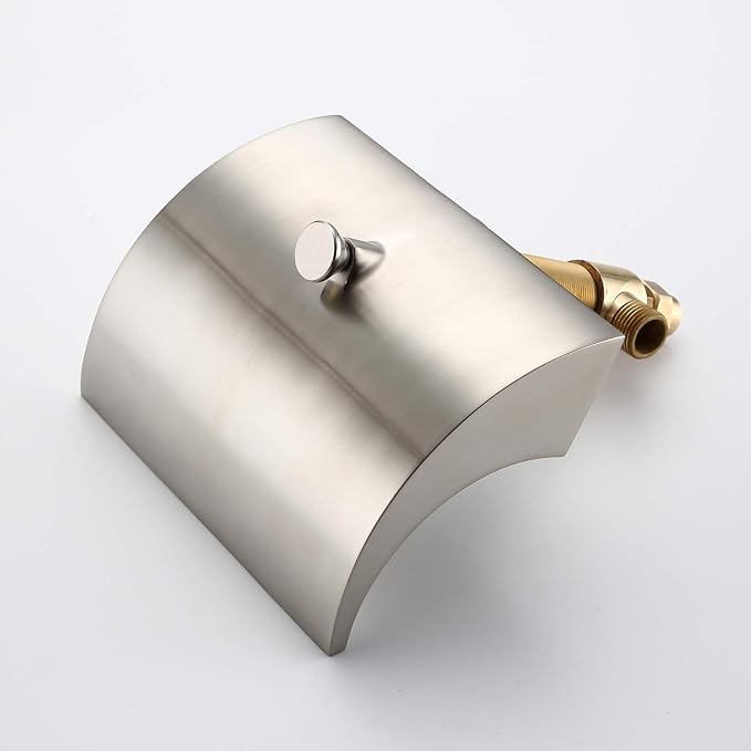 sumerain Waterfall Bathtub Faucet Brushed Nickel - Image 6
