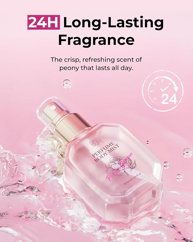 BOM Peony Garden Perfume Body Mist 3.71 Fl Oz, Floral Scented Fine Mist - Image 5