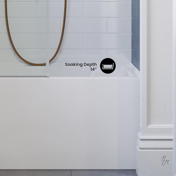 Swiss Madison Well Made Forever Voltaire 48"x32" Acrylic White, Right Hand Drain - Image 7