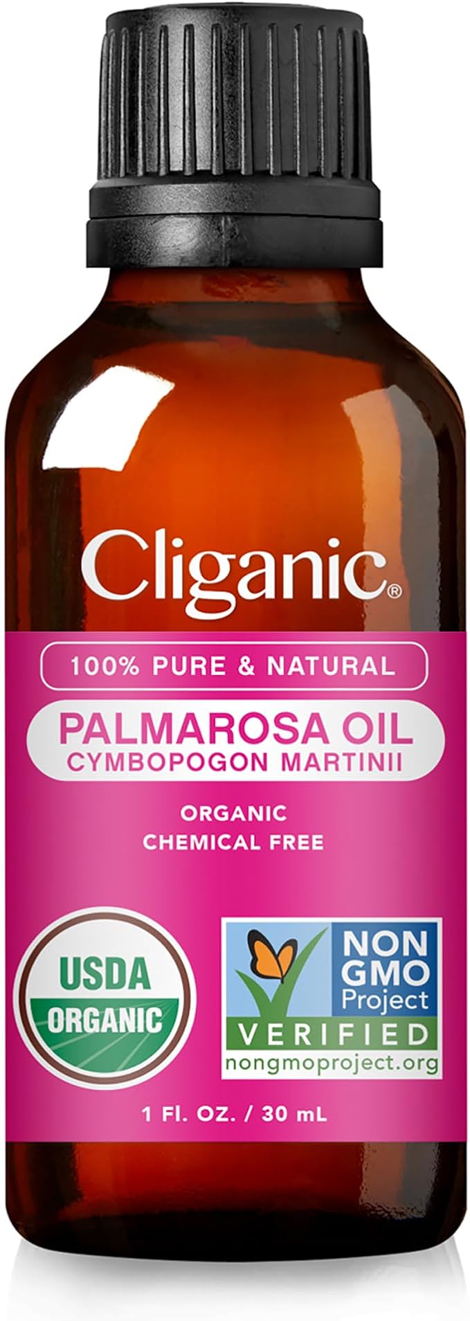 Cliganic USDA Organic Palmarosa Essential Oil, 1oz - Image 4