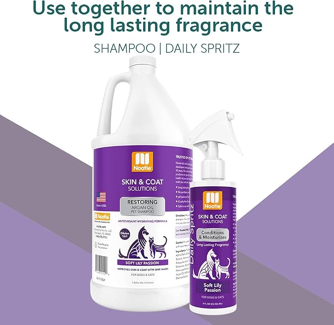 Nootie - Pet Shampoo for Sensitive Skin - Revitalizes Dry Skin & Coat - Natural - Image 6