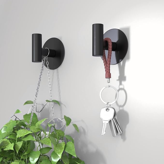 Self-Adhesive Coat Hooks, Stainless Steel Heavy Duty Wall Hooks, Towel Hooks - Image 4