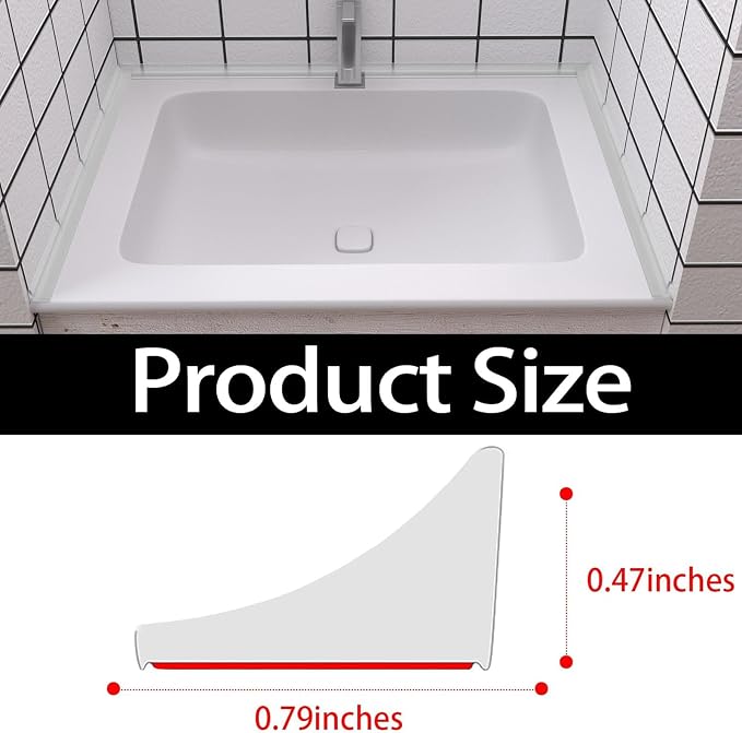 New Collapsible Shower Threshold Water Dam, Self Adhesive Silicone Waterproof - Image 2