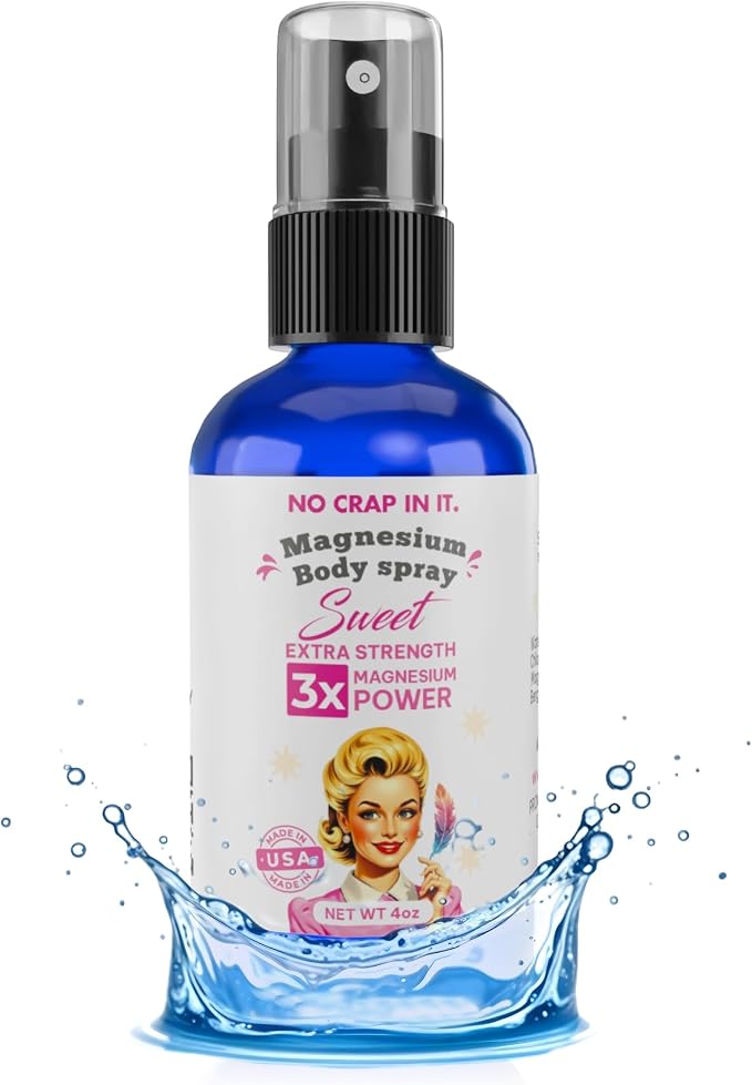 No Crap In It Magnesium Spray, Triple Action!- Your Way to Wellness | Immediate by VisitNoCrapInIt
