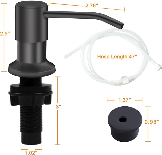 Sink Soap Dispenser, Kichen Sink SoapDispenser, Under Sink Soap Dispenser Pump - Image 6