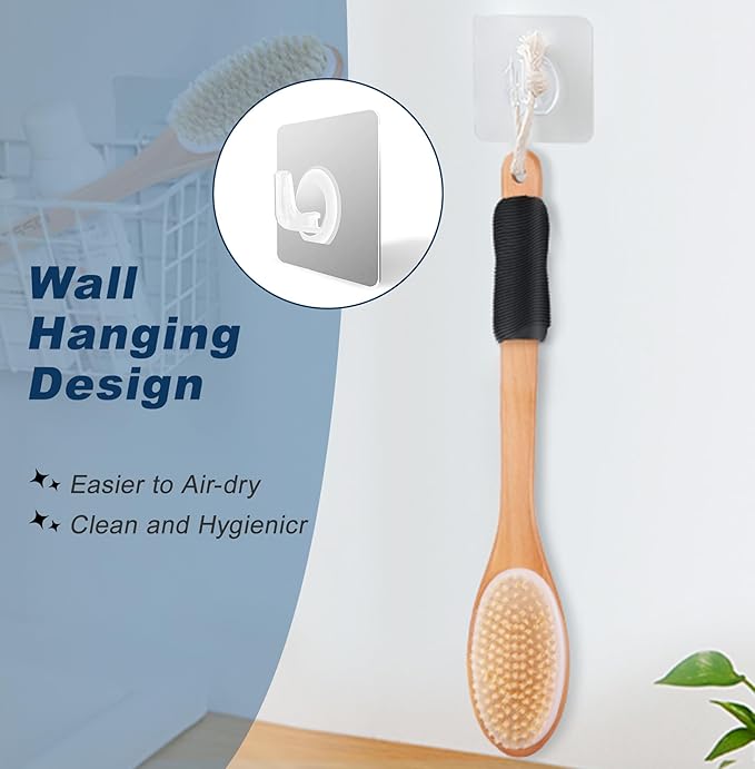 Long Handle Ergonomically Back Scrubber/Brush - Image 6